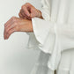 Blair Viscose Knit Oversize Frill Hem Tunic (Soft White)