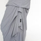 Harper Viscose Jersey Asymetrical Skirt (Silver Mist): Limited Edition