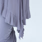 Monique Viscose Jersey Frill Hem Tunic (Silver Frost)