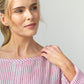Kaia Linen tunic : Limited Edition : Red stripe