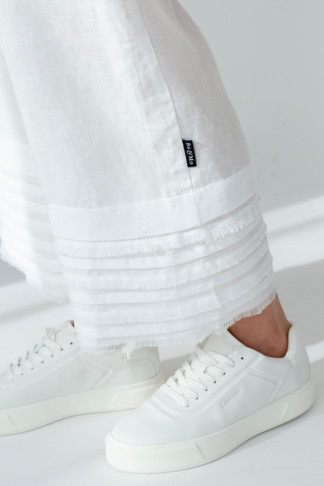 Chloe Linen pants : White: Limited Edition