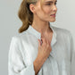 Dara Linen shirt : Limited Edition : grey stripe