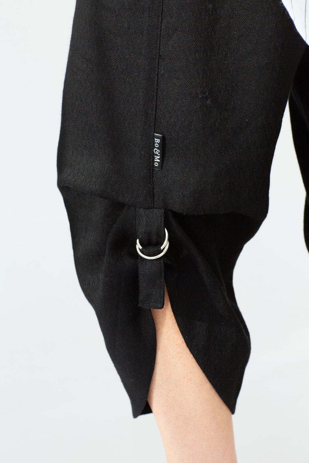 Nika Linen pants : black