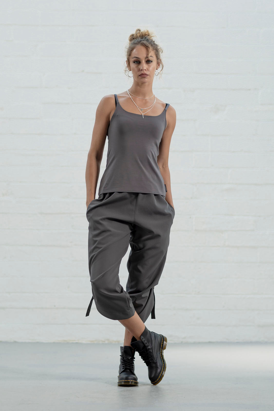 Antracite Lyla Vest Mary Grant Studio Antracite Lyla Vest Mary Grant Studio