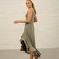 Olive Georgia Frill Jersey Dress ( size 1 & 2 only)
