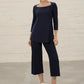 Ailsa Black Jersey Top