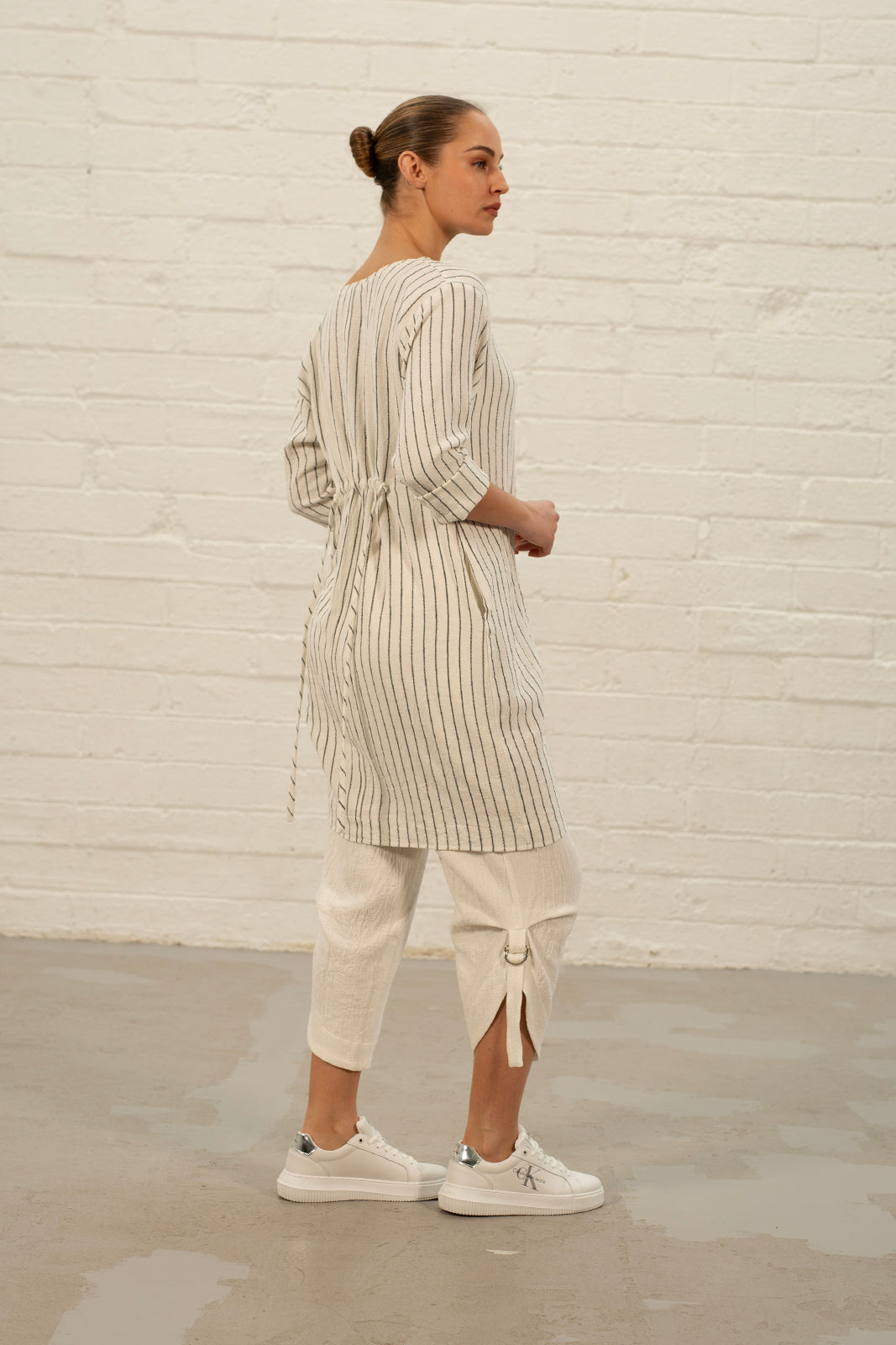 Lulu Stripe Linen tunic