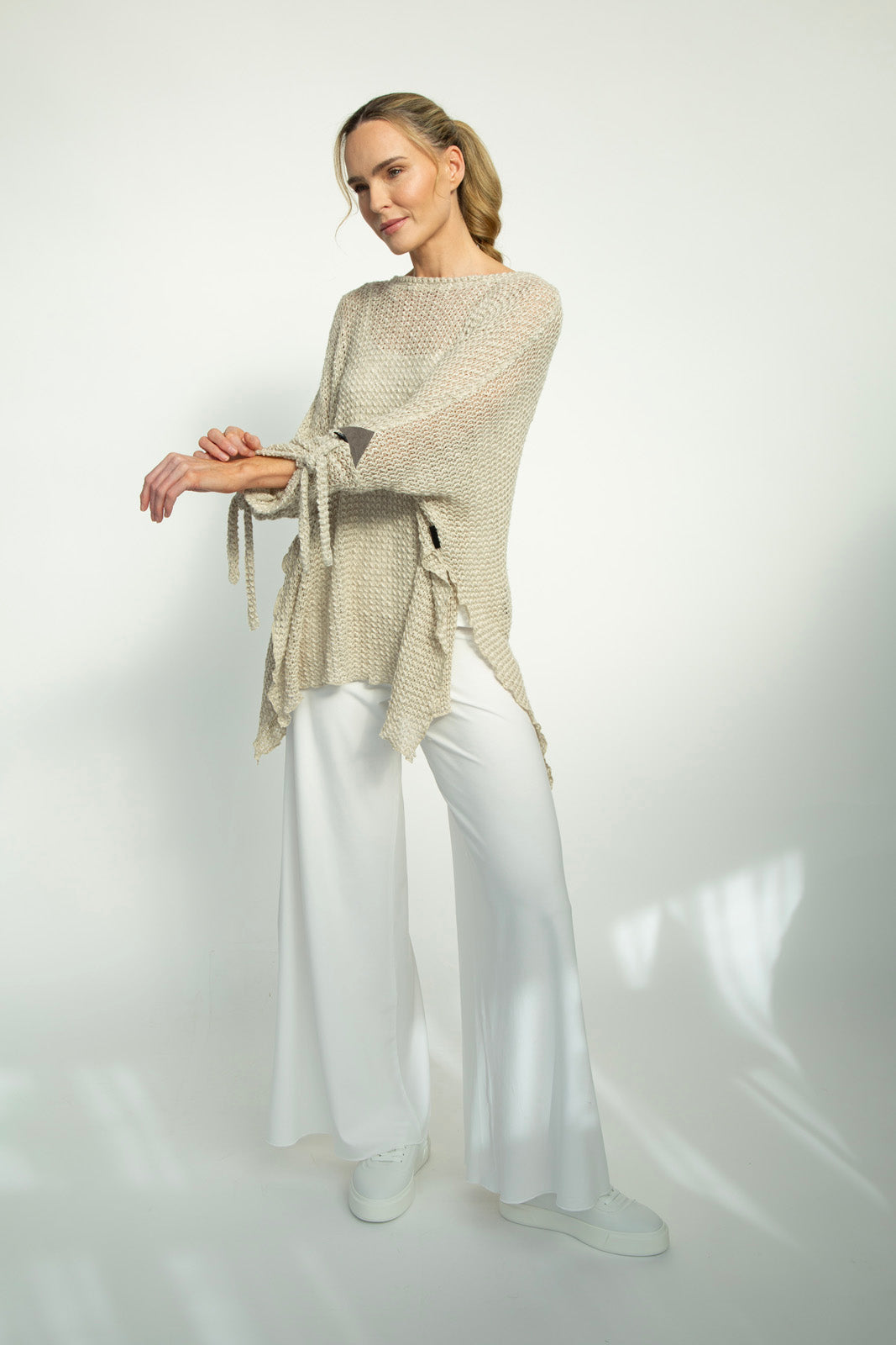 Corina Knit Jumper Flax : Limited Edition