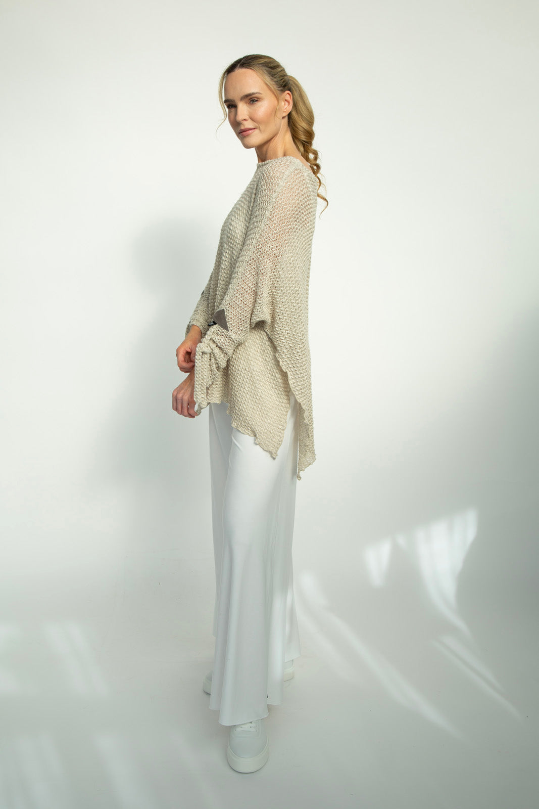 Corina Knit Jumper Flax : Limited Edition