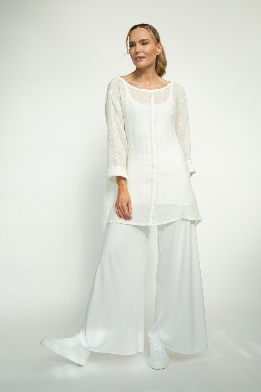 Kaia Linen tunic : Limited Edition : Ecru