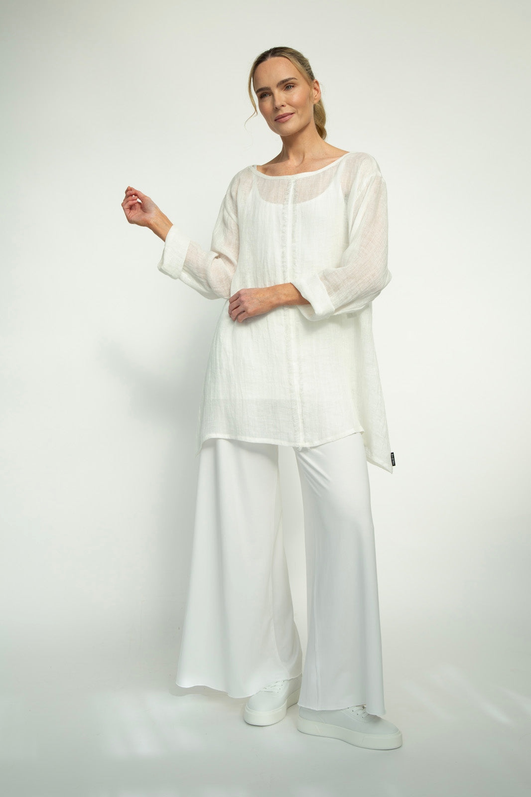 Kaia Linen tunic : Limited Edition : Ecru