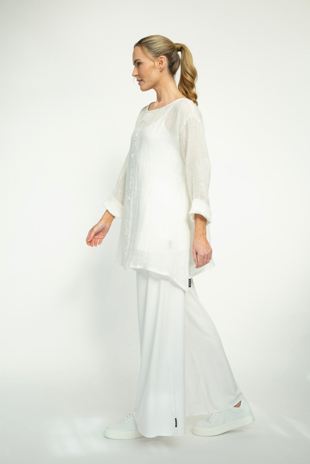 Kaia Linen tunic : Limited Edition : Ecru