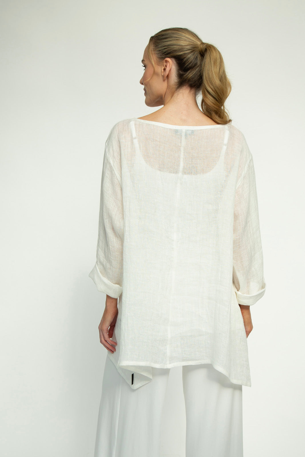 Kaia Linen tunic : Limited Edition : Ecru