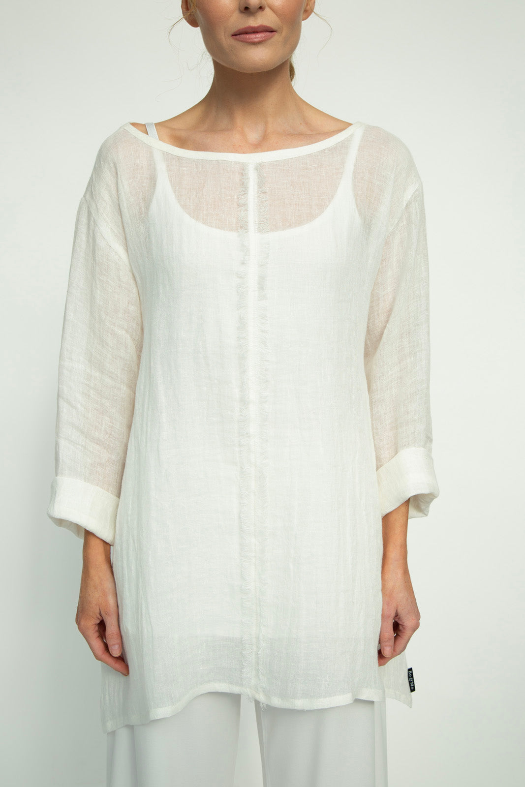 Kaia Linen tunic : Limited Edition : Ecru