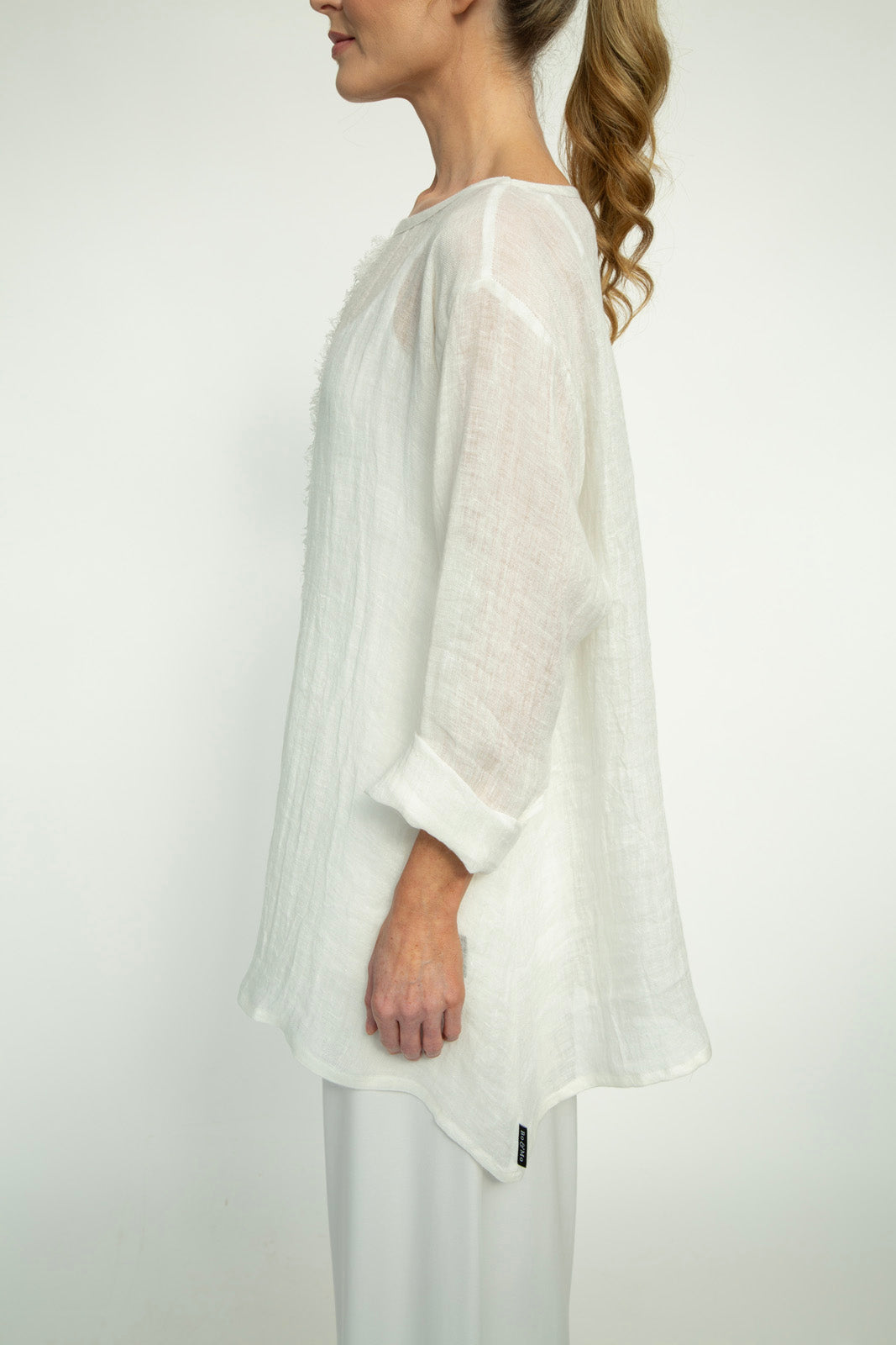 Kaia Linen tunic : Limited Edition : Ecru