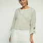 Scottie Crop Ribbed Jumper (Flax): Limited Edition