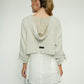 Scottie Crop Ribbed Jumper (Flax): Limited Edition