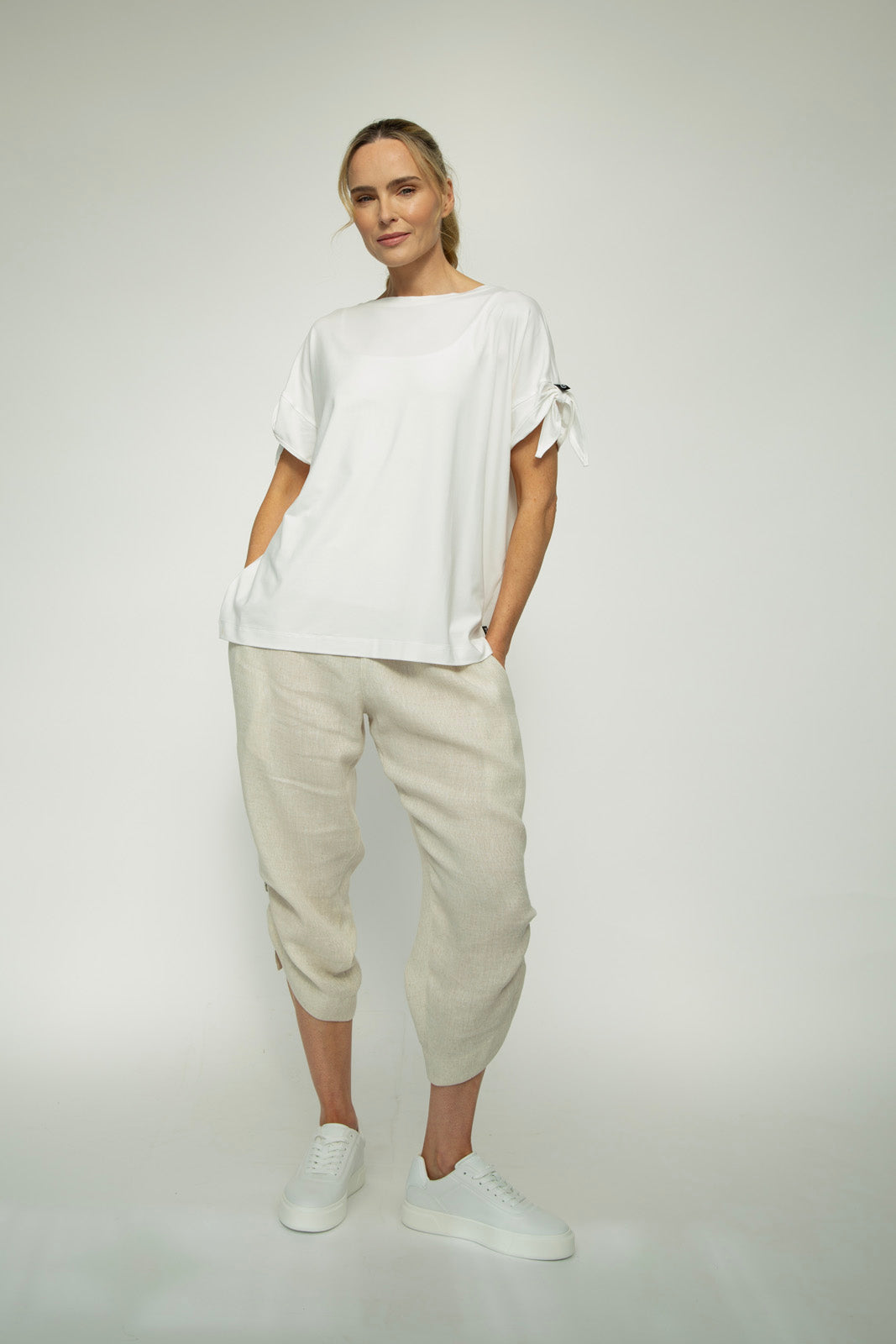 Nika Linen pants : Flax