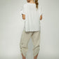 Kanchan Viscose Jersey Oversize Tee (Soft White)