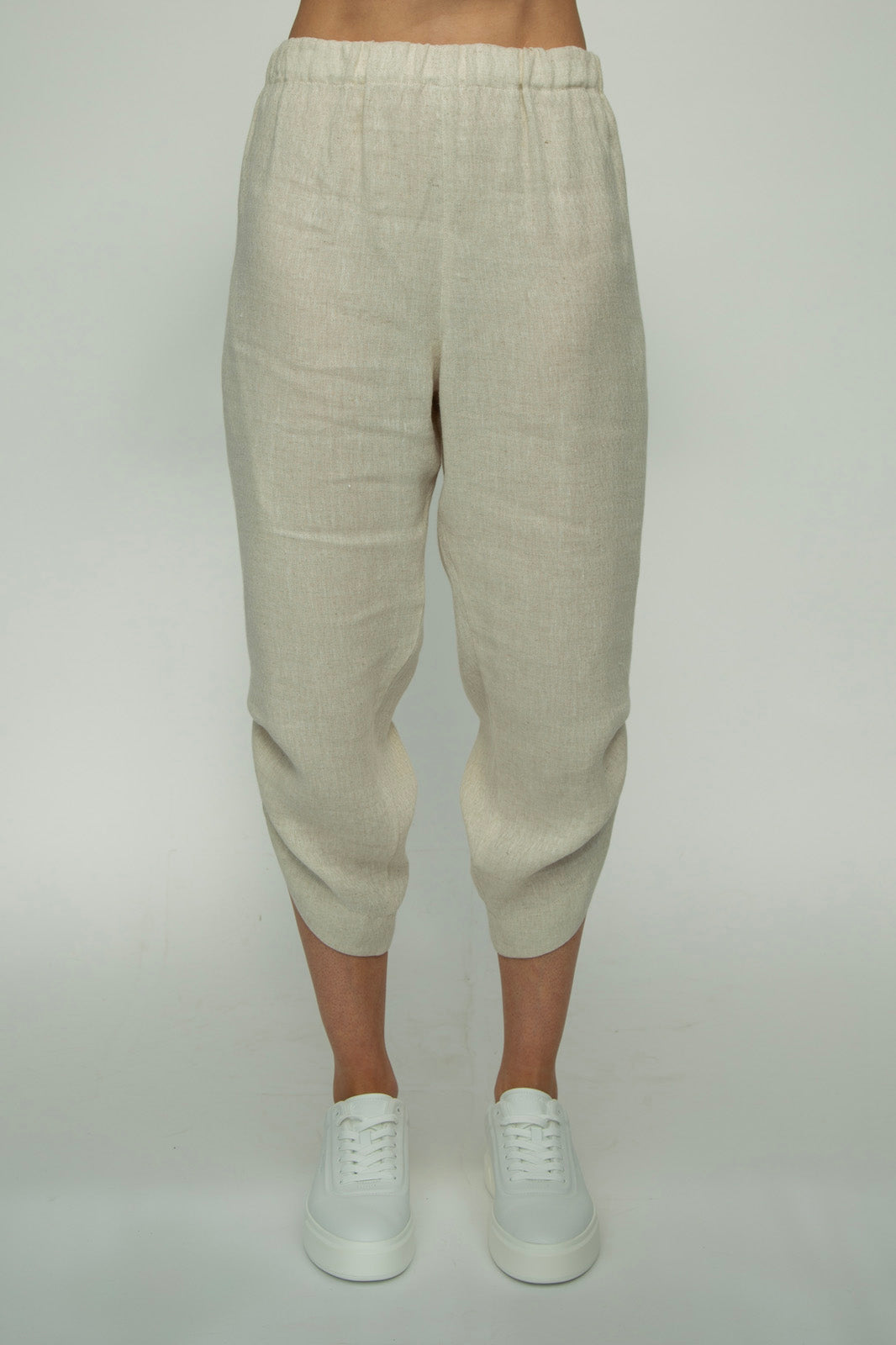 Nika Linen pants : black