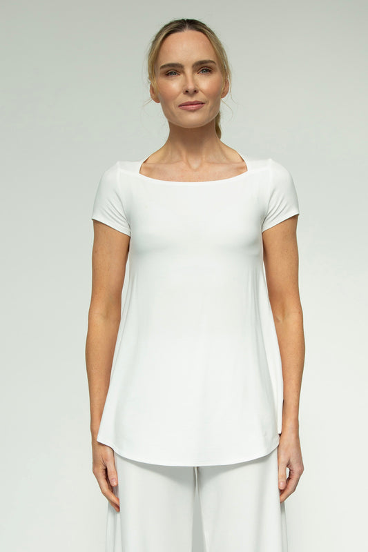 Soft-White Tina Tee
