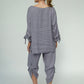 Sandy Italian Linen Tunic (Silver frost)