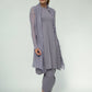 Shannon Viscose Jersey Drawstring Skirt (Silver mist)
