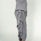 Harper Viscose Jersey Asymetrical Skirt (Silver Mist): Limited Edition