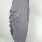 Harper Viscose Jersey Asymetrical Skirt (Silver Mist): Limited Edition