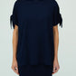 Kanchan Viscose Jersey Oversize Tee (Navy)