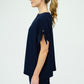 Kanchan Viscose Jersey Oversize Tee (Navy)