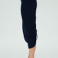 Shannon Viscose Jersey Drawstring Skirt (Navy)