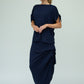 Kanchan Viscose Jersey Oversize Tee (Navy)