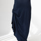 Harper Viscose Jersey Asymetrical Skirt (Navy): Limited Edition