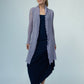 Harper Viscose Jersey Asymetrical Skirt (Navy): Limited Edition