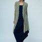Harper Viscose Jersey Asymetrical Skirt (Navy): Limited Edition