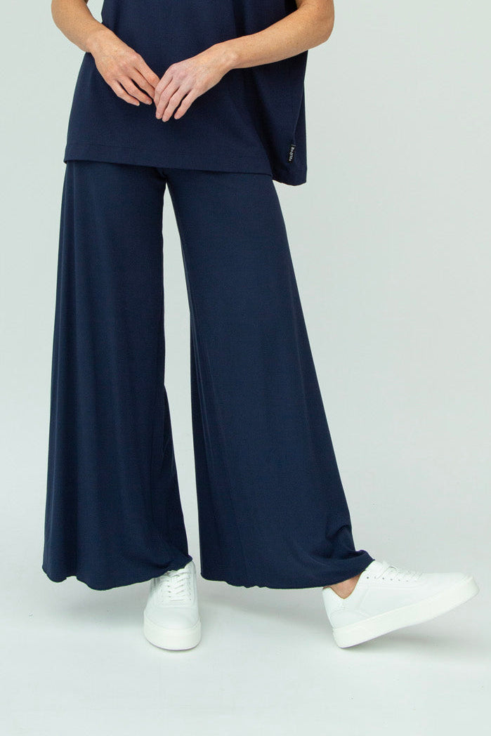 Navy Jersey Kate Palazzos