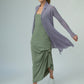 Harper Viscose Jersey Asymetrical Skirt (Olive): Limited Edition