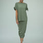 Kanchan Viscose Jersey Oversize Tee (Olive)