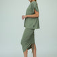 Kanchan Viscose Jersey Oversize Tee (Olive)