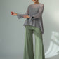 Tatiana Italian Wool knit (Silver Frost)
