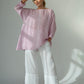 Kaia Linen tunic : Limited Edition : Red stripe