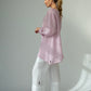 Kaia Linen tunic : Limited Edition : Red stripe