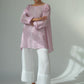 Kaia Linen tunic : Limited Edition : Red stripe