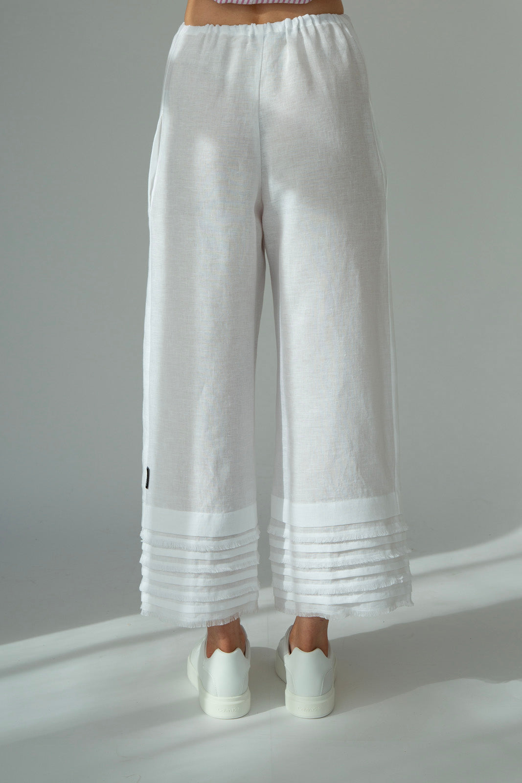 Chloe Linen pants : White: Limited Edition