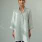 Dara Linen shirt : Limited Edition : grey stripe
