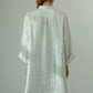Dara Linen shirt : Limited Edition : grey stripe
