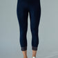 Navy Jess Lace Hem Leggings