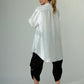 Dara Linen shirt : Limited Edition : white & black pinstripe