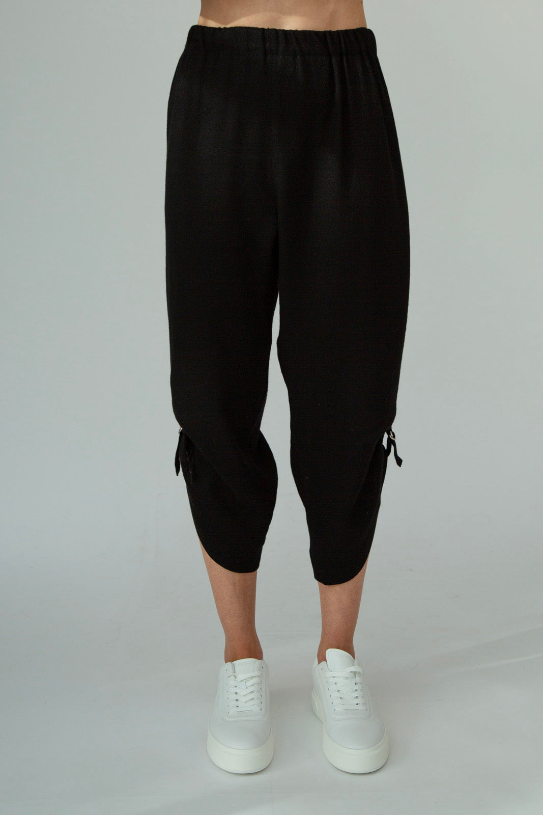 Nika Linen pants : black